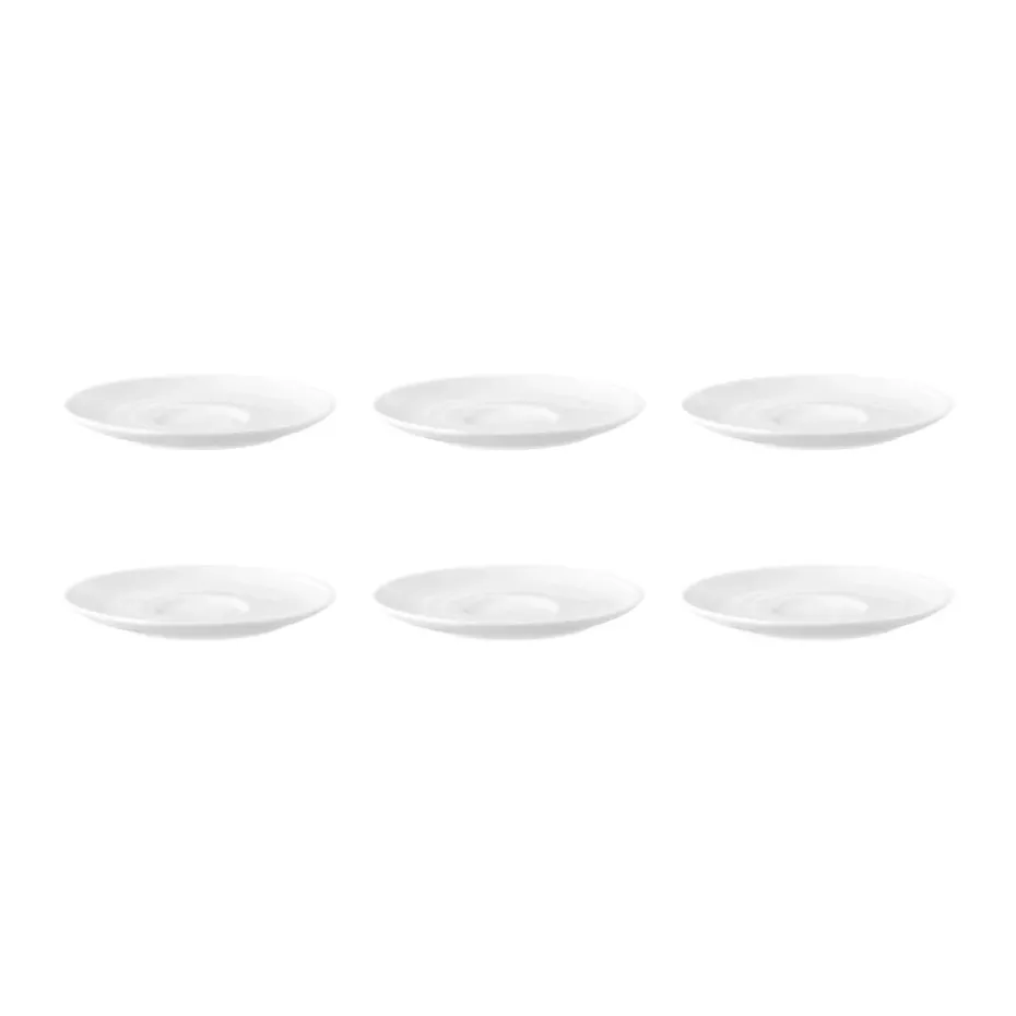 Terra koffieschotel Ø16,1 cm 6-pack, Wit