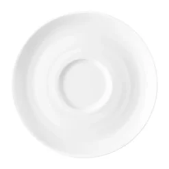 Terra koffieschotel Ø12 cm 6-pack, Wit