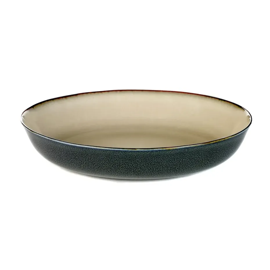 Terres de Rêves bord 21 cm, Misty grey-dark blue