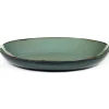 Terres de Rêves serveerschaal 35,5 cm, Smokey blue-dark blue