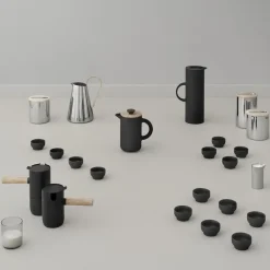 Theo koffiepers, zwart