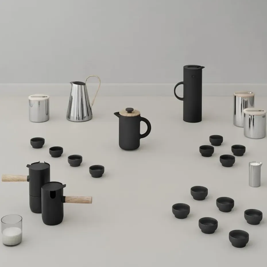 Theo koffiepers, zwart