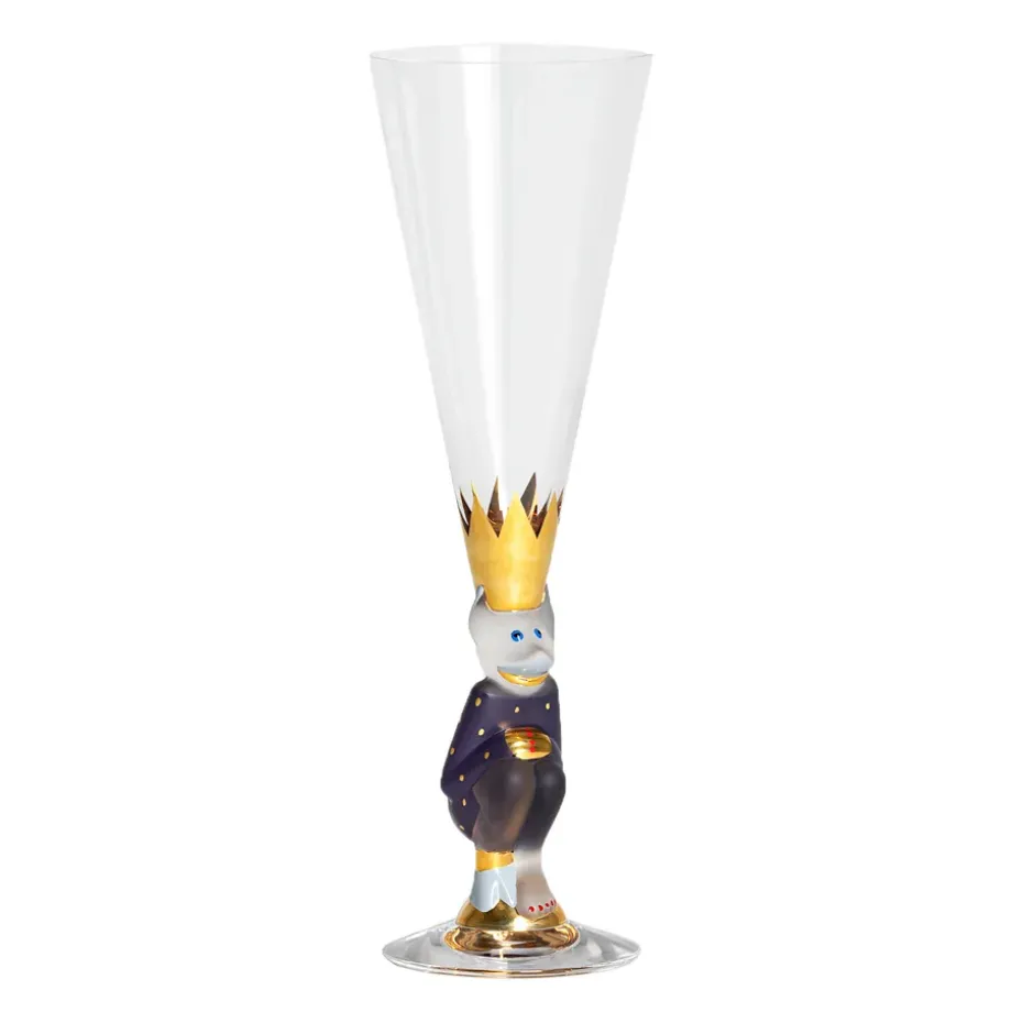 The Sparkling Devil champagneglas 19 cl, Paars