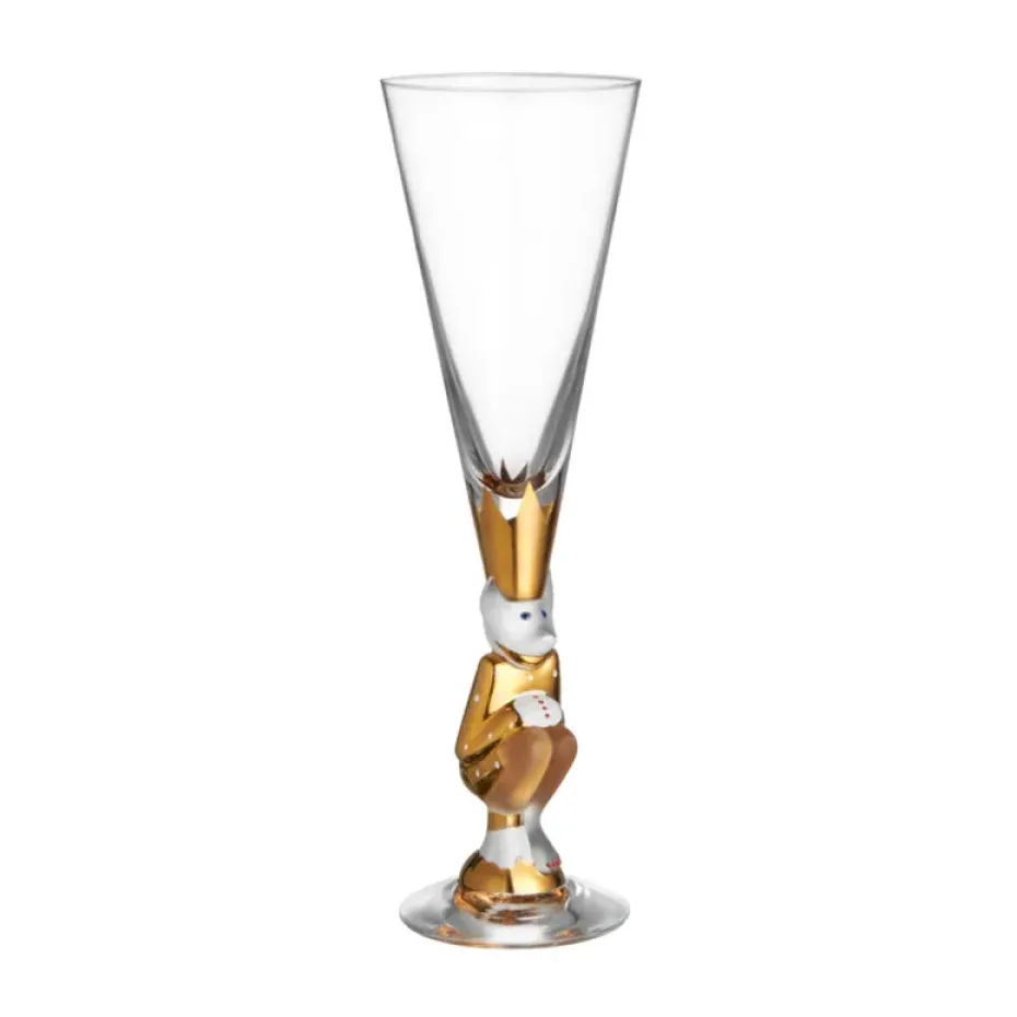 The Sparkling Devil champagneglas 19 cl, Goud