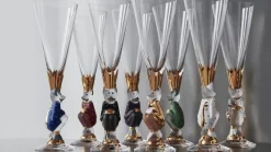 The Sparkling Devil champagneglas 19 cl, Goud