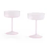 Tint coupe glas 20 cl 2-pack, Roze