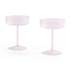 Tint coupe glas 20 cl 2-pack, Roze