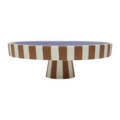 Toppu serveerschotel groot Ø27 cm, Caramel-lavender