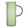 Torino glazen kan 1,1 l, Green-blue