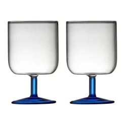 Torino wijnglas 30 cl 2-pack, Clear-blue