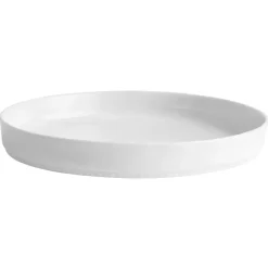 Toulouse pastabord rechte rand doorsnee 22 cm, Wit