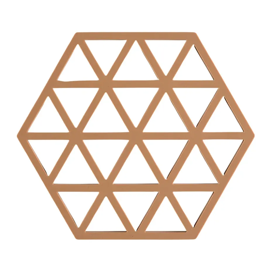 Triangle pannenonderzetter, Light Terracotta
