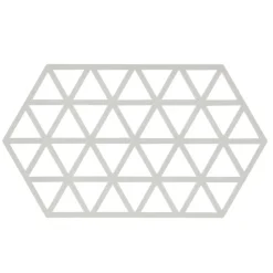 Triangle pannenonderzetter groot, Warm grey