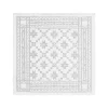 Åttebladrose servet 35 x 35 cm, Beige