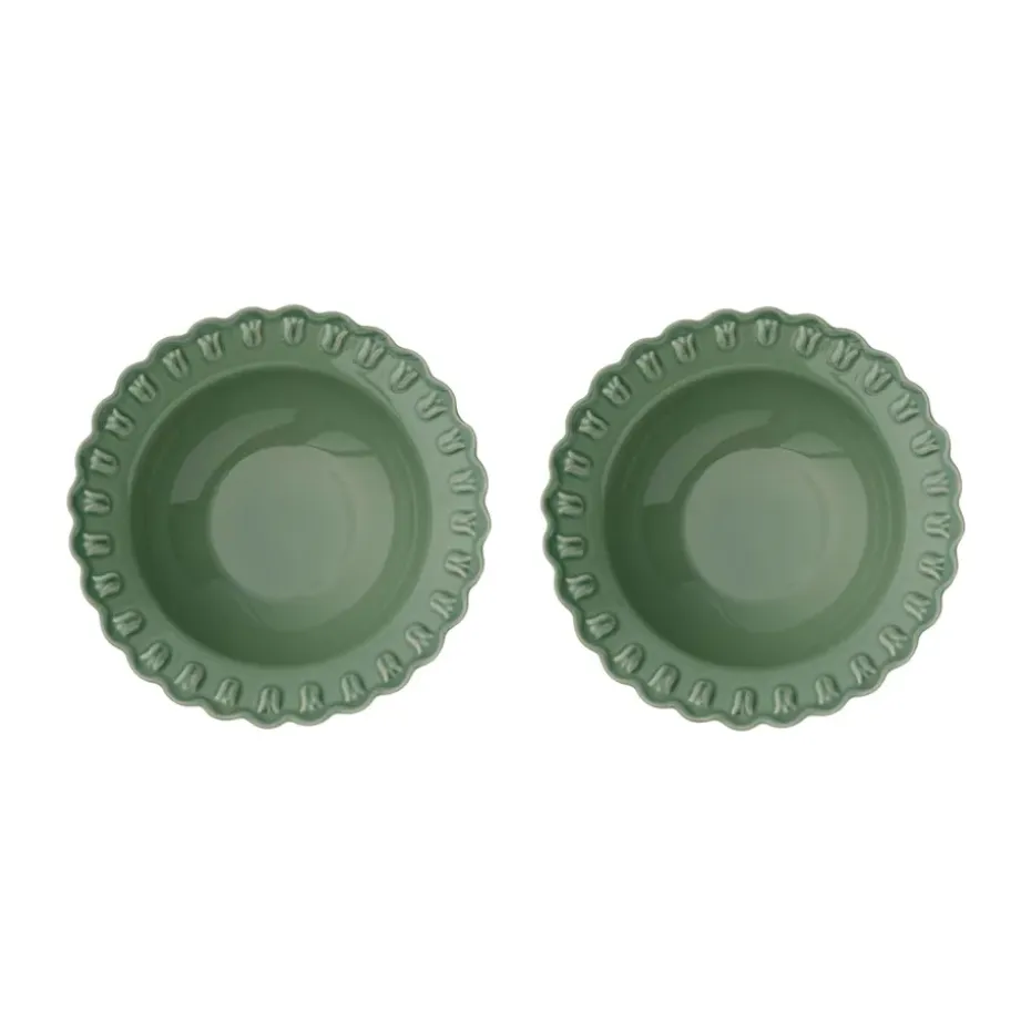 Tulipa diep bord Ø23 cm 2-pack, Verona green