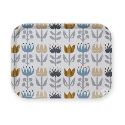 Tulip klein dienblad 20x27 cm, Grey