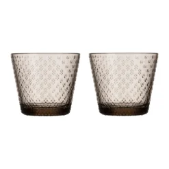 Tundra drinkglas 29 cl 2-pack, Linnen
