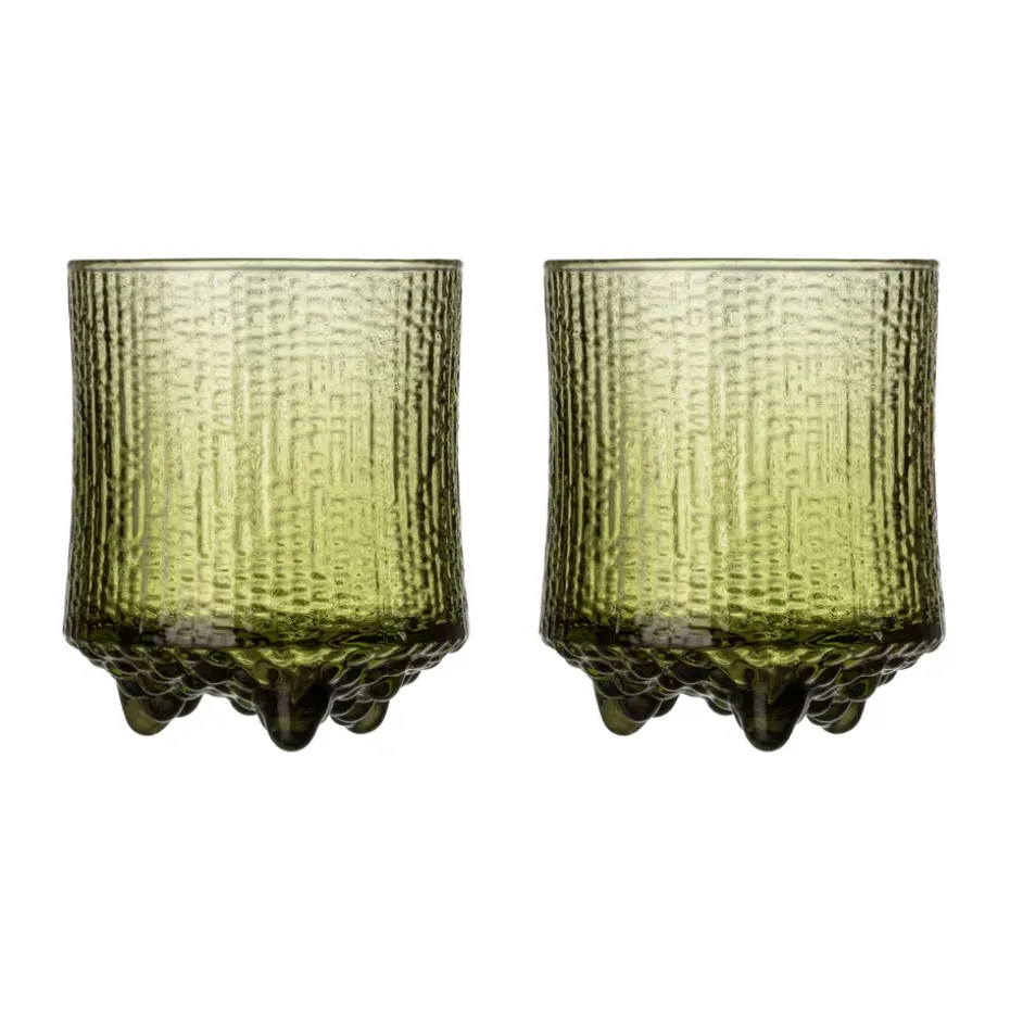Ultima Thule drinkglas Finse zand 20 cl 2-pack, Groen
