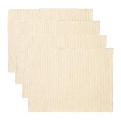 Uni placemat 35x46 cm 4-pack, Crèmig beige