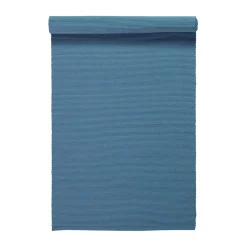 Uni tafelloper 45x150 cm, Diep zeeblauw