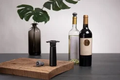 Vacuvin wine saver cadeaupakket, Zwart