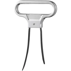 Vale foliesnijder & kurkentrekker 11×6,4×1 cm, Zwart-zilver