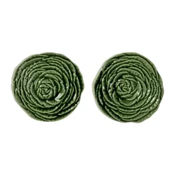 Veggie glasonderzetter Ø10 cm 2-pack, Groen
