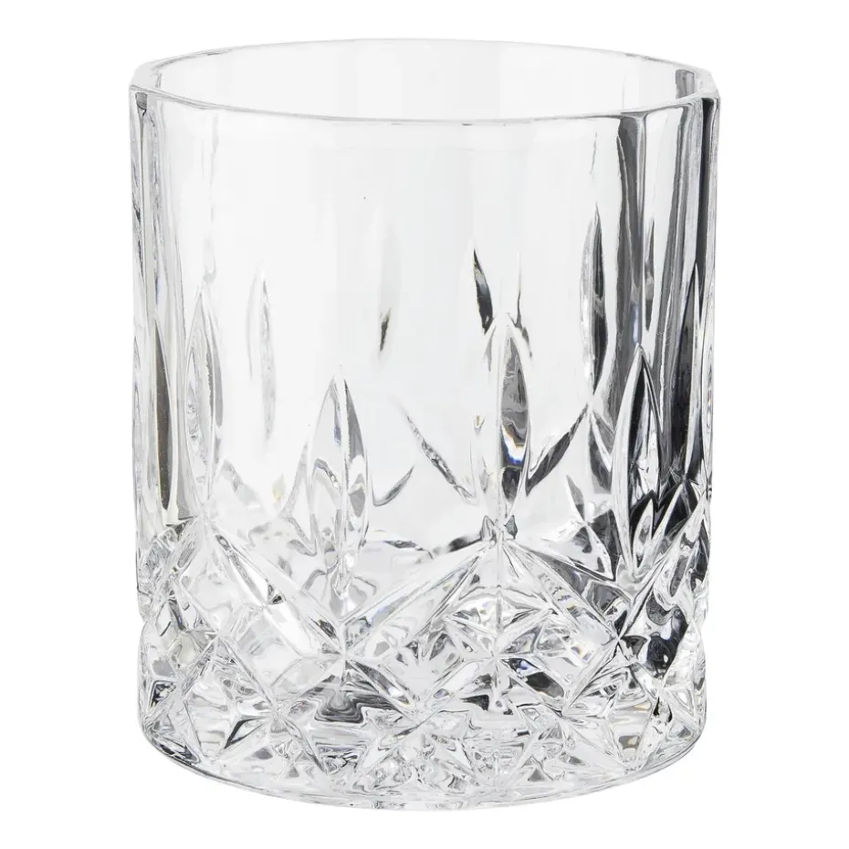 Vide whiskeyset karaf en 6 st. whiskeyglazen, Kristalglas