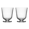 Viva glas op voet 20 cl 2-pack, Transparant