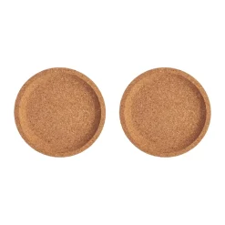Viva kurk onderzetters Ø10,9 cm 2-pack, Bruin