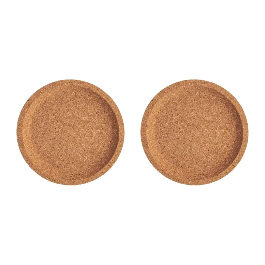 Viva kurk onderzetters Ø10,9 cm 2-pack, Bruin