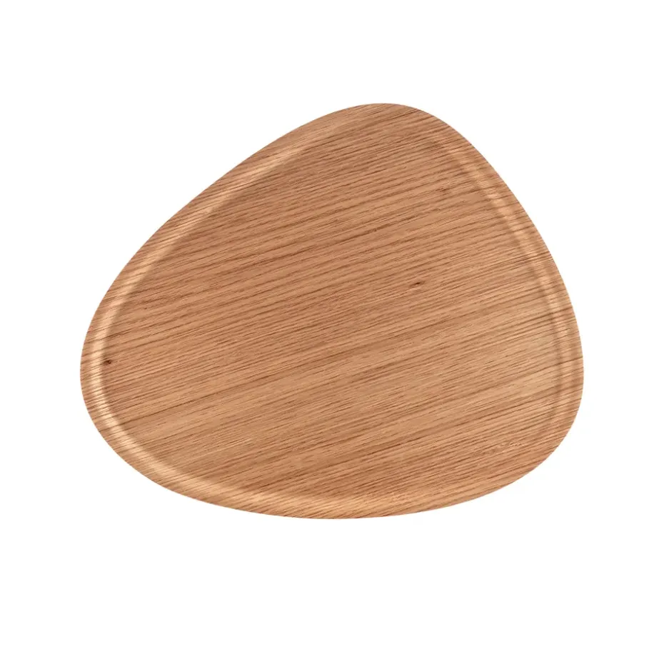 Viventium driehoekig dienblad, eiken
