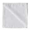 Washed linen servet, Gebleekt wit