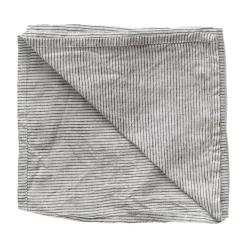 Washed linen servet, Pinstripe