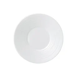 White Strata espressoschoteltje, Ø12 cm