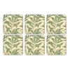 Willow Bough glasonderzetter 6-pack, Green