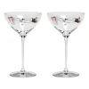 You and me together champagnecoupes 32 cl 2-pack, Clear / Multi