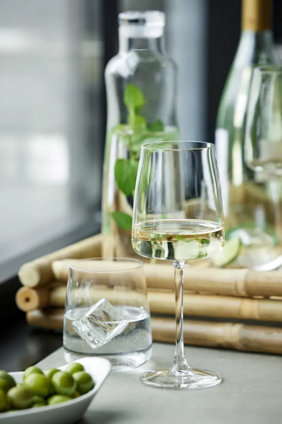 Zero wittewijnglas 43 cl 4-pack, Kristal