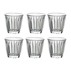 Zinc espressoglas 10 cl 6-pack, Transparant